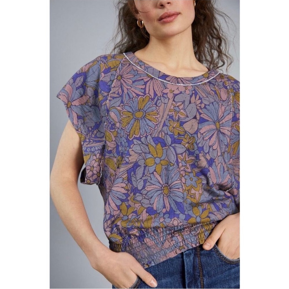 Anthropologie Saturday Sunday Floral Top